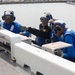 Tripoli Sailors Conduct Flight Deck Fire-Fighting Drill