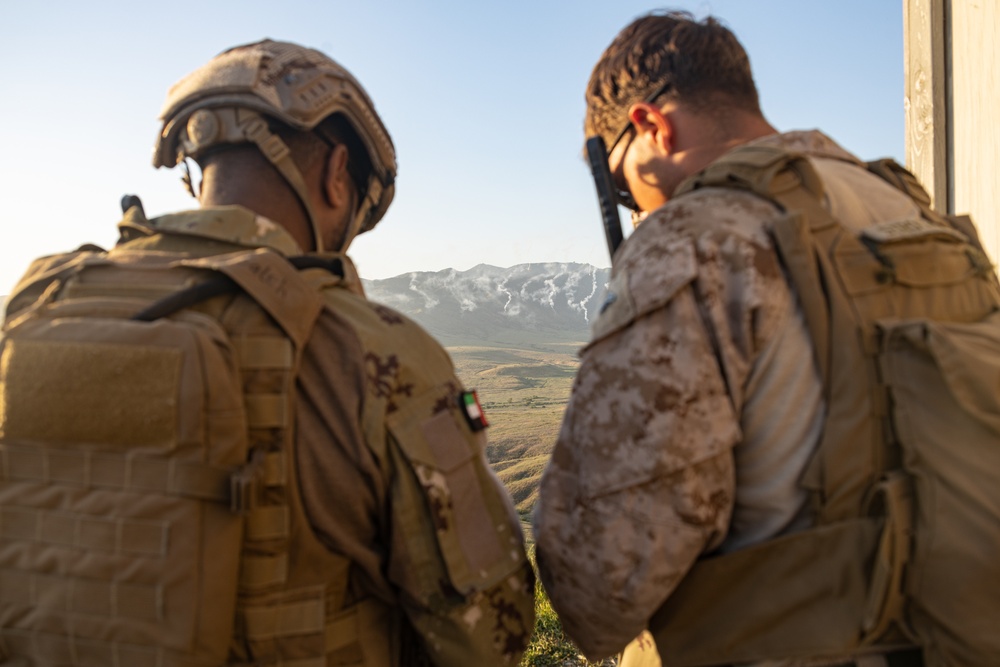 1st ANGLICO Marines Train With UAE President’s Guard