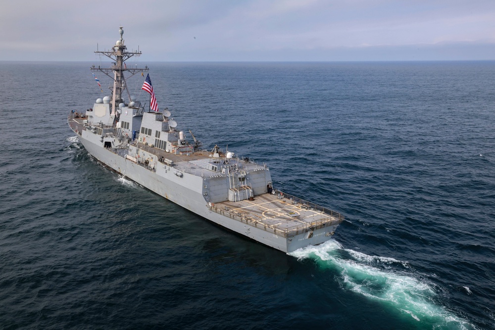 USS Bulkeley (DDG 84) participates in exercise At-Sea Demonstration (ASD) / Formidable Shield (FS) 2025.