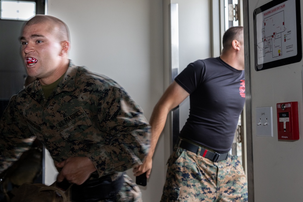Martial Arts Instructor Course 79-25: MAI students tackle level room