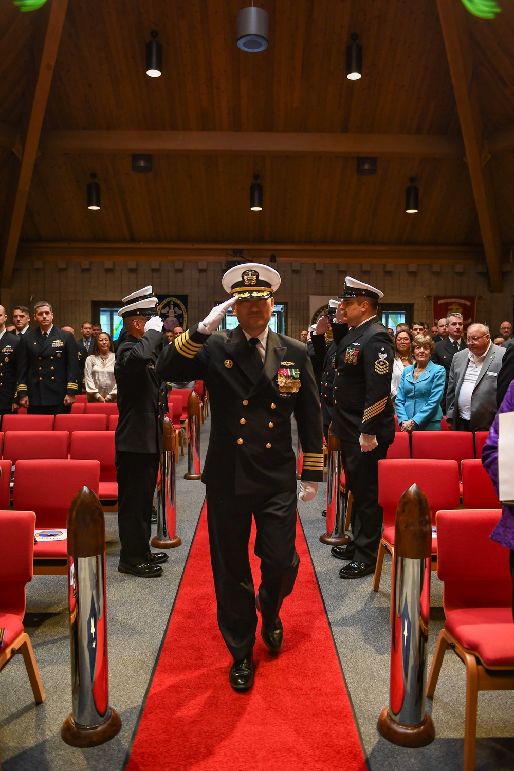 Capt. Nathan Luther Assumes Command of Submarine Squadron 17