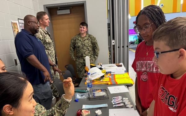 Sailors Spark Student Interest in Healthcare Careers at W.T. Sampson Career Fair