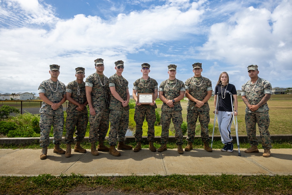 MALS-24 Marines are recognized for environmental excellence