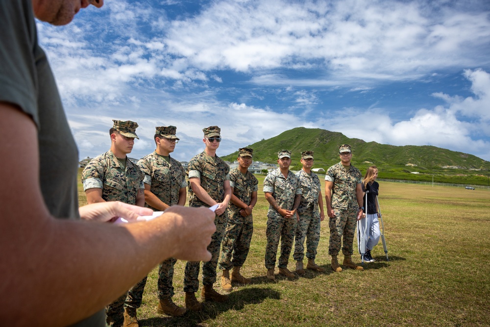 MALS-24 Marines are recognized for environmental excellence