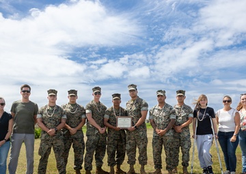 MALS-24 Marines are recognized for environmental excellence