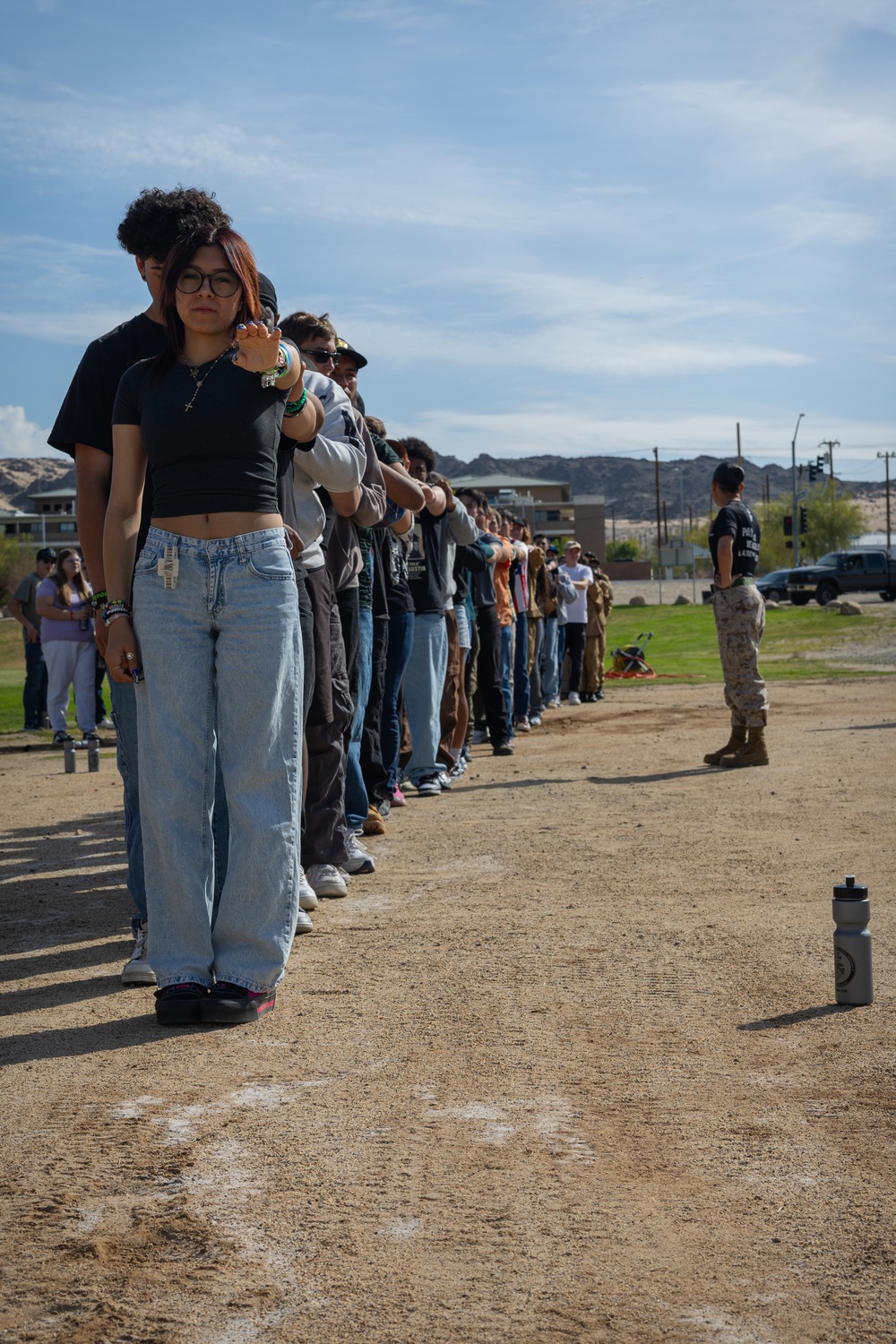 Students explore military jobs during Military Occupational Specialty Exposition at The Combat Center