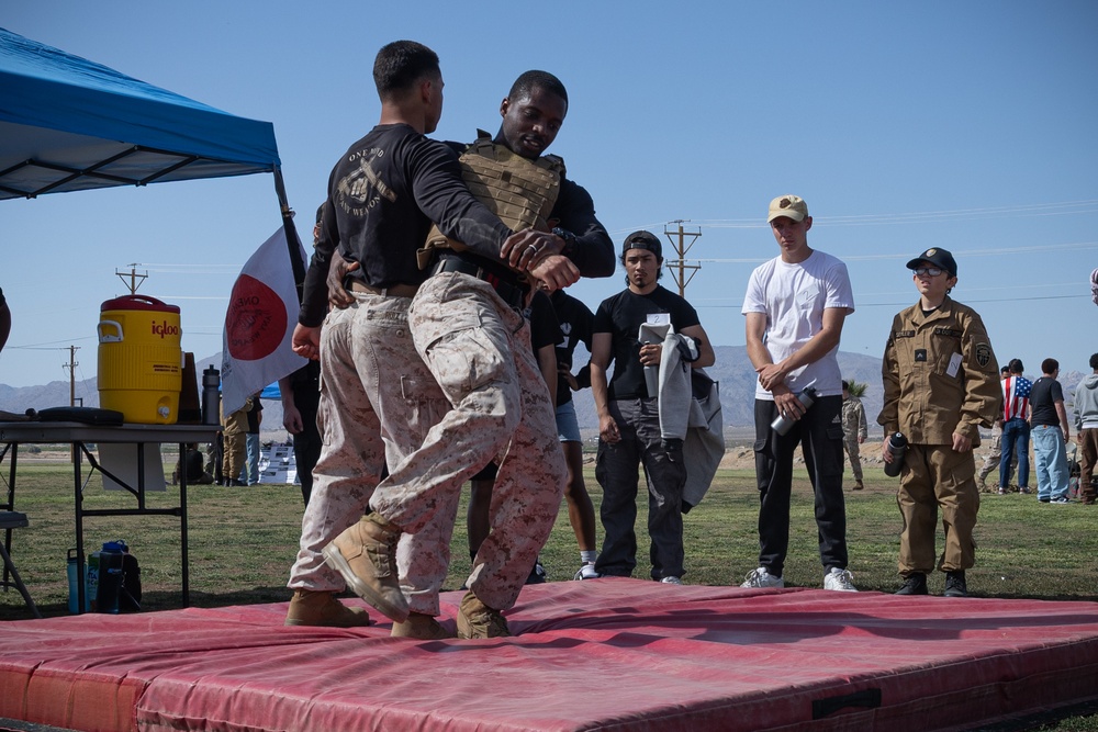 Students explore military jobs during Military Occupational Specialty Exposition at The Combat Center