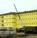 May 2025 barracks construction operations for East Barracks Project at Fort McCoy