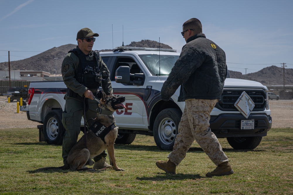 Students explore military jobs during Military Occupational Specialty Exposition at The Combat Center