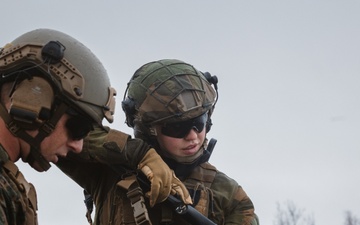 Swift Response 25 | U.S. Marines, Norwegian Soldiers conduct Expedient Urban Demolition and Shotgun Range