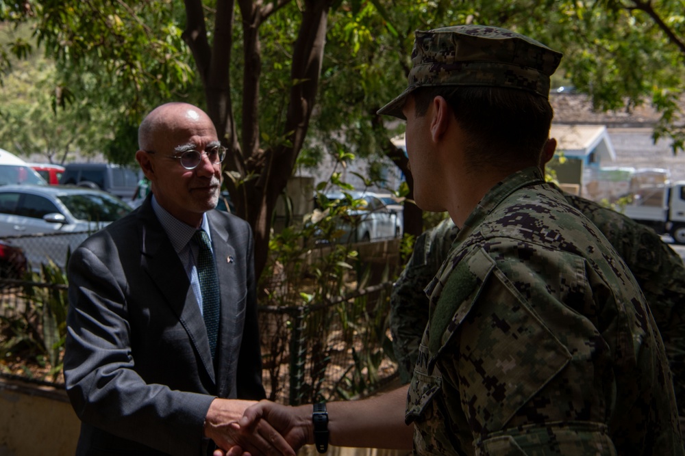 OE25 - Ambassador Robert Scott Visit