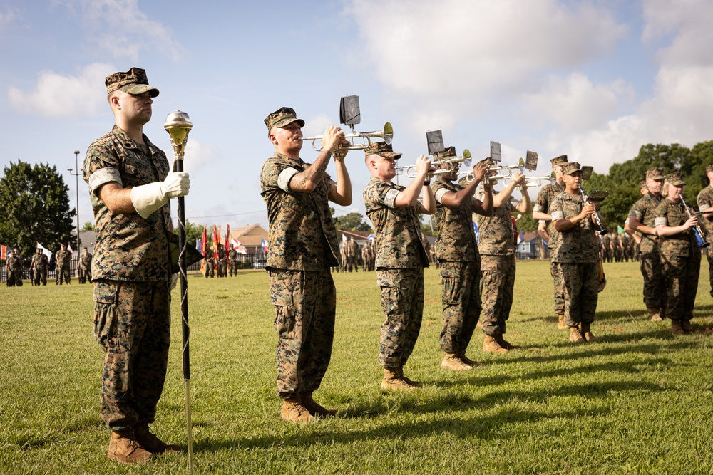 4th Marine Logistics Group Change of Command Ceremony