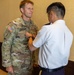Japanese General presents award to USARPAC Generals