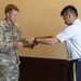 Japanese General presents award to USARPAC Generals