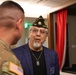 Command Sergeant Major Douglas Galick visits the Palisades fire-impacted area