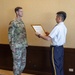 Japanese General presents award to USARPAC Generals