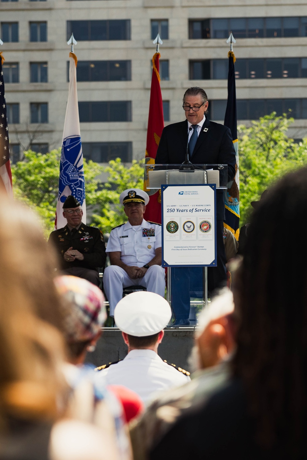 Armed Forces 250th Stamp Ceremony