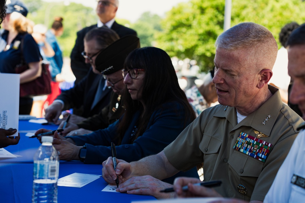 Armed Forces 250th Stamp Ceremony