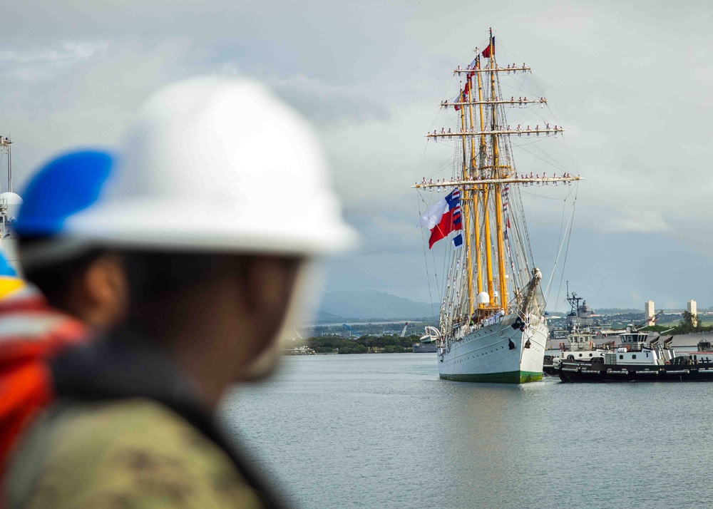 Chilean Tall Ship Esmeralda Visits Joint Base Pearl Harbor-Hickam