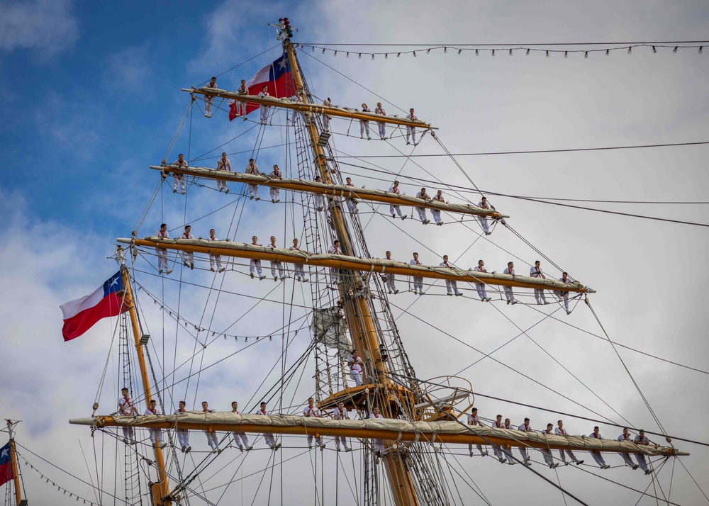 Chilean Tall Ship Esmeralda Visits Joint Base Pearl Harbor-Hickam