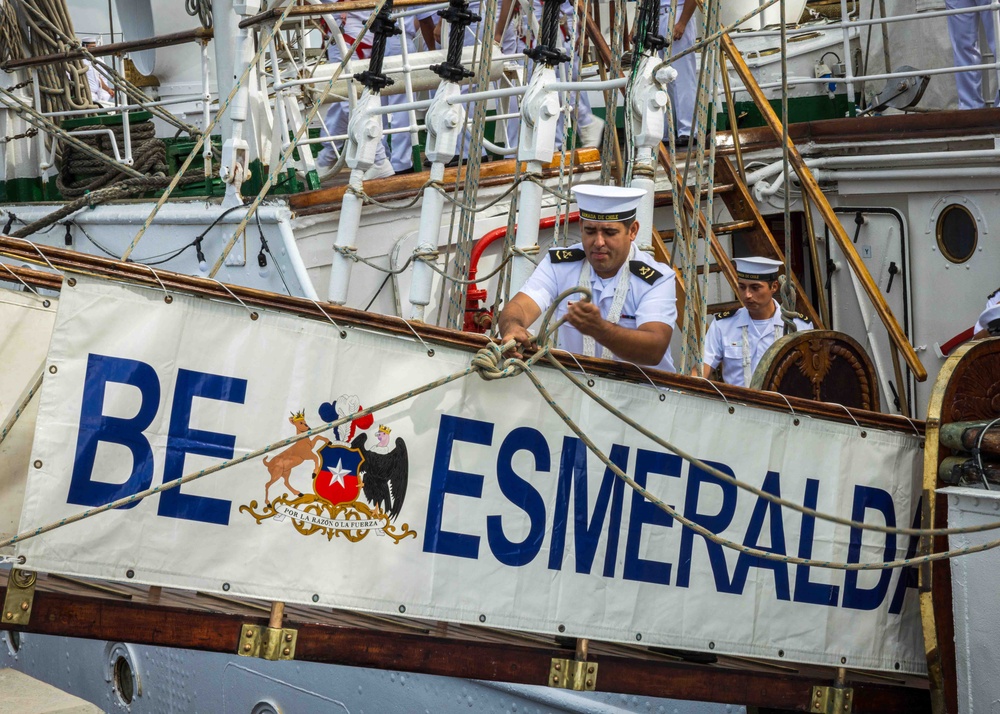 Chilean Tall Ship Esmeralda Visits Joint Base Pearl Harbor-Hickam