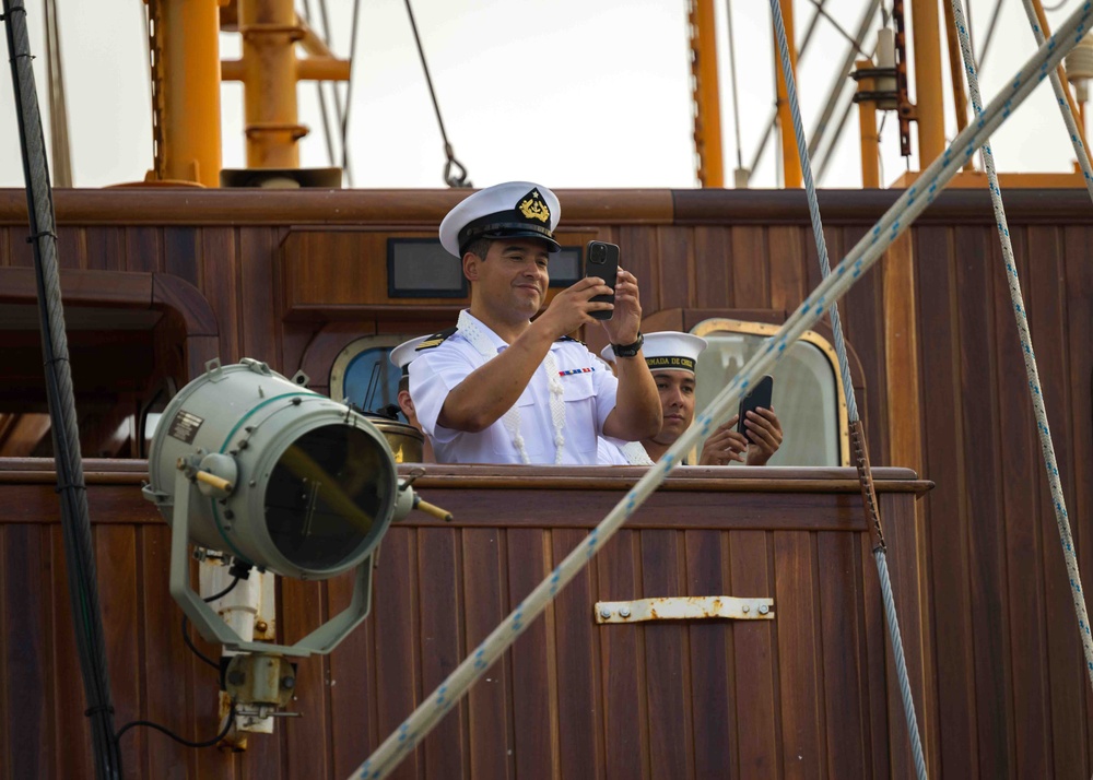 Chilean Tall Ship Esmeralda Visits Joint Base Pearl Harbor-Hickam