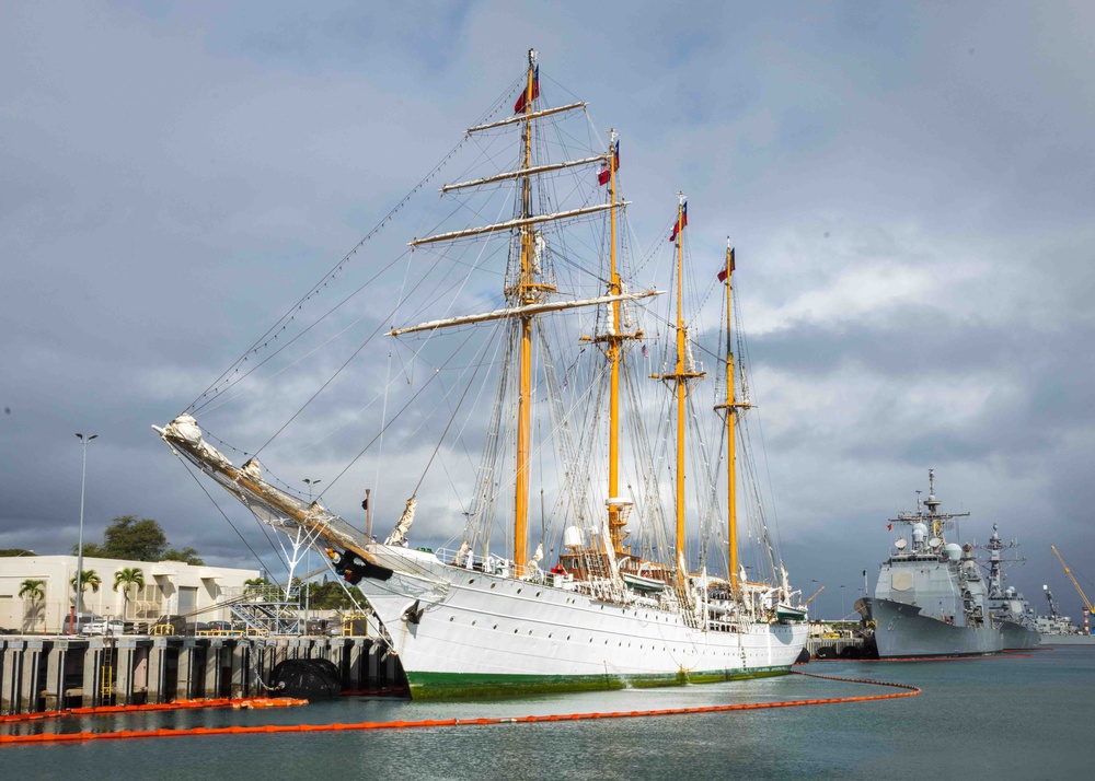 Chilean Tall Ship Esmeralda Visits Joint Base Pearl Harbor-Hickam
