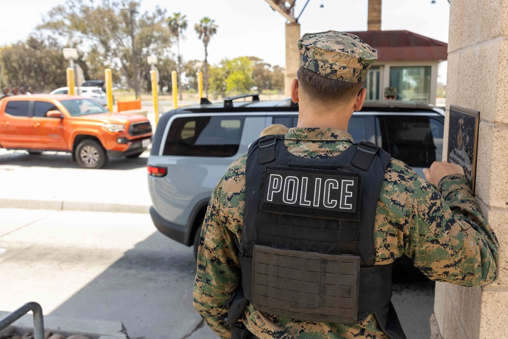 Camp Pendleton PMO works with ICE at base access points