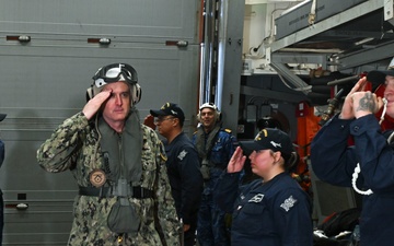 Commander, Task Force 64 Visits USS Thomas Hudner (DDG 116)