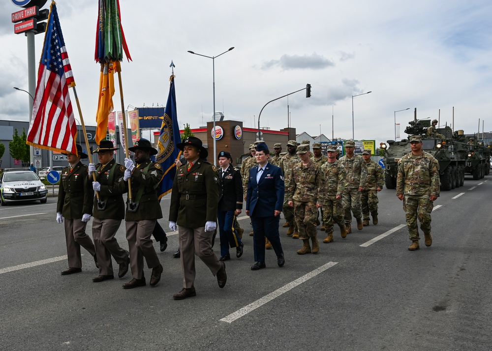Nebraska National Guard participates in the 80th Anniversary of the liberation of Pilsen Freedom Festival