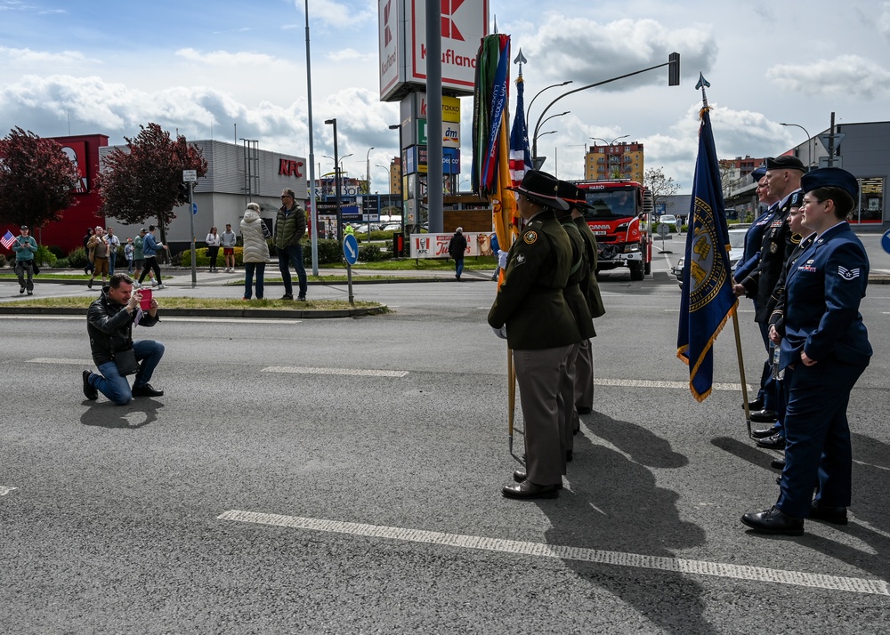 Nebraska National Guard participates in the 80th Anniversary of the liberation of Pilsen Freedom Festival