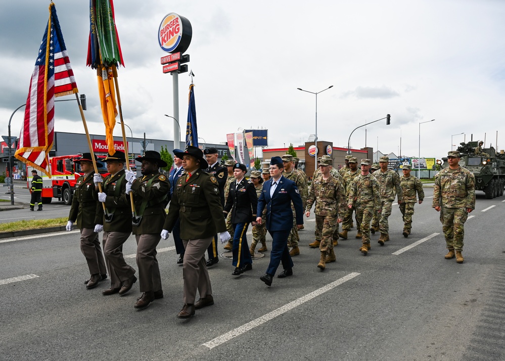 Nebraska National Guard participates in the 80th Anniversary of the liberation of Pilsen Freedom Festival