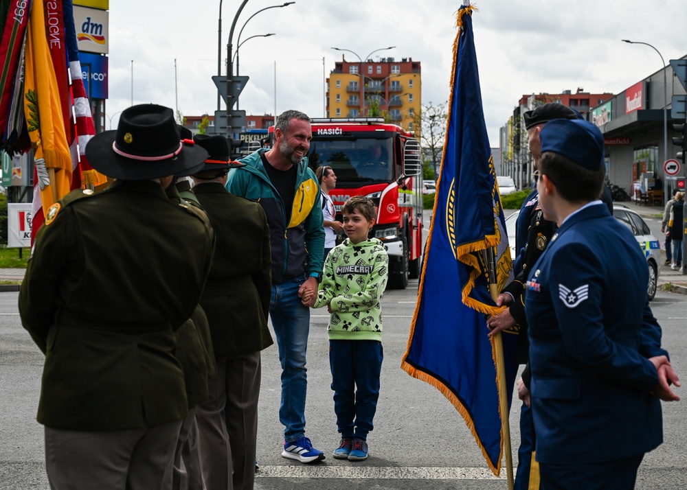 Nebraska National Guard participates in the 80th Anniversary of the liberation of Pilsen Freedom Festival