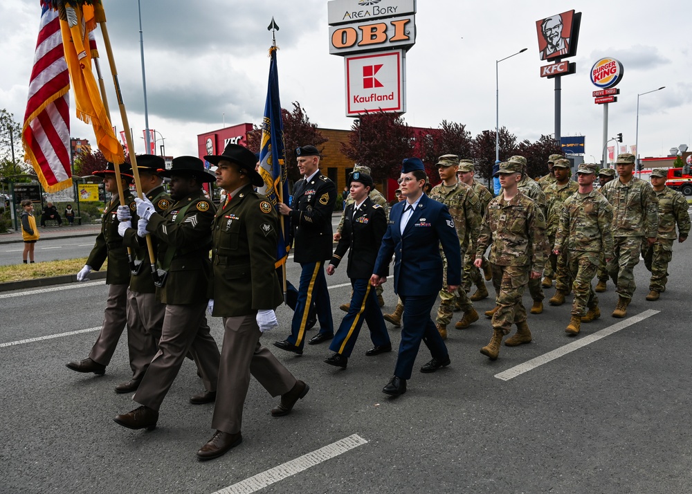 Nebraska National Guard participates in the 80th Anniversary of the liberation of Pilsen Freedom Festival