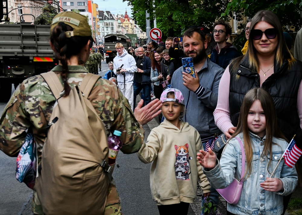 Nebraska National Guard participates in the 80th Anniversary of the liberation of Pilsen Freedom Festival