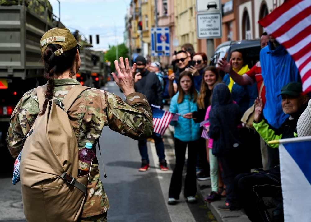 Nebraska National Guard participates in the 80th Anniversary of the liberation of Pilsen Freedom Festival