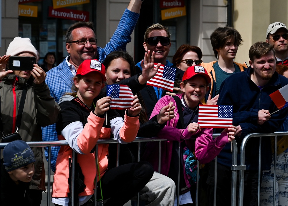 Nebraska National Guard participates in the 80th Anniversary of the liberation of Pilsen Freedom Festival