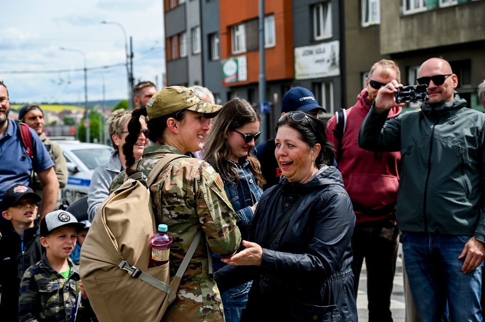 Nebraska National Guard participates in the 80th Anniversary of the liberation of Pilsen Freedom Festival