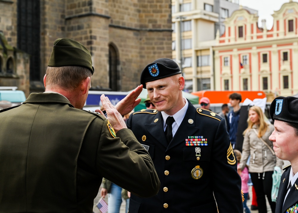 Nebraska National Guard participates in the 80th Anniversary of the liberation of Pilsen Freedom Festival