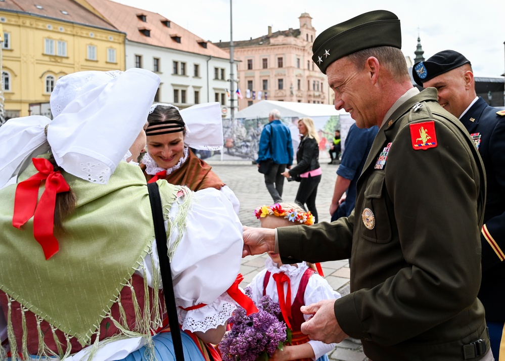 Nebraska National Guard participates in the 80th Anniversary of the liberation of Pilsen Freedom Festival