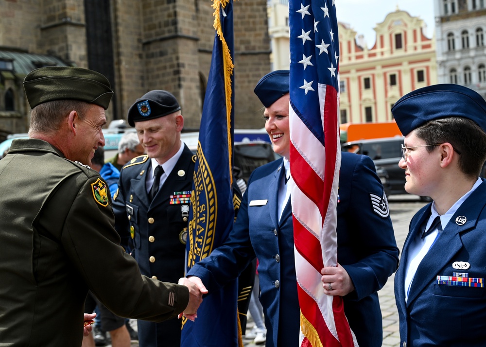 Nebraska National Guard participates in the 80th Anniversary of the liberation of Pilsen Freedom Festival