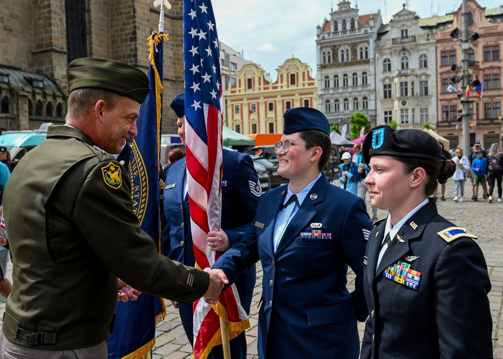 Nebraska National Guard participates in the 80th Anniversary of the liberation of Pilsen Freedom Festival