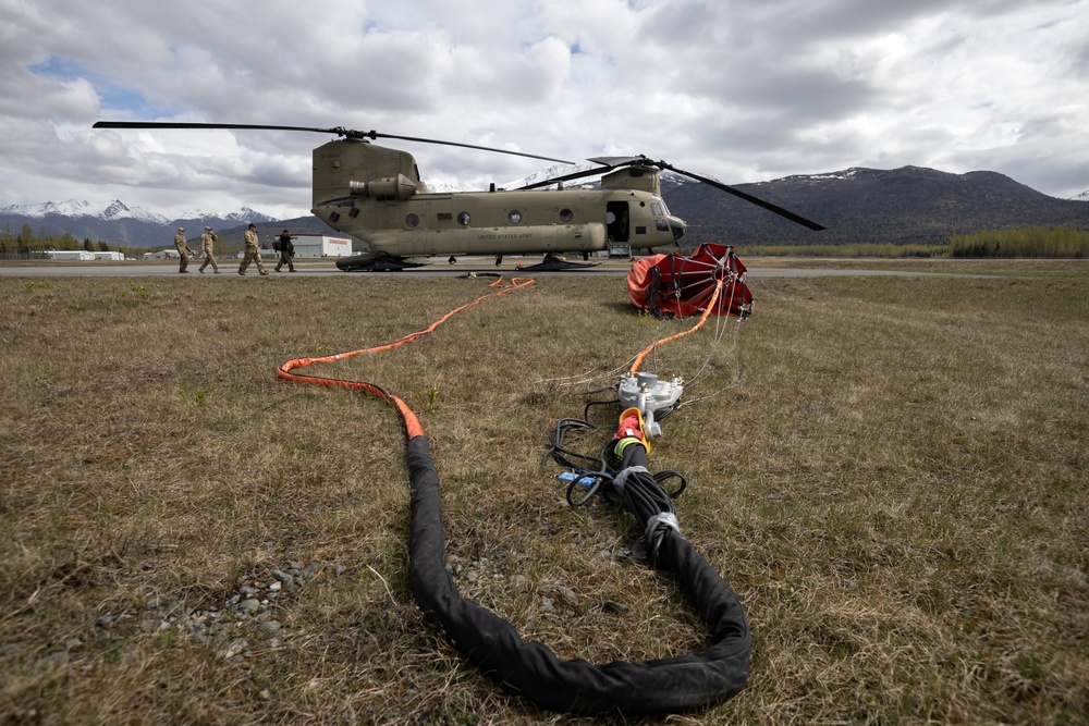 Alaska Army National Guard aviators hone fire suppression skills