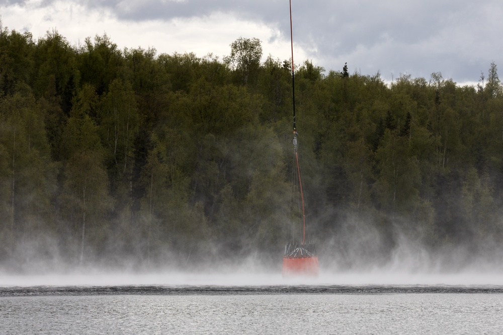 Alaska Army National Guard aviators hone fire suppression skills