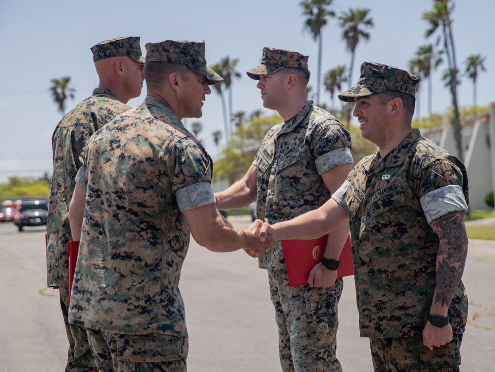 15th MEU Recognizes Marines for Hard Work