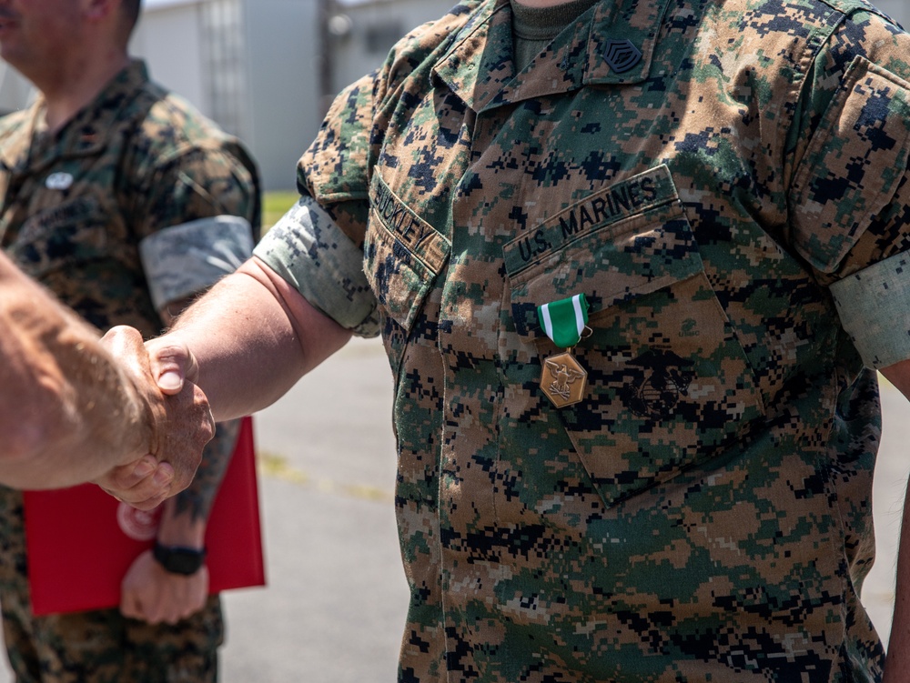 15th MEU Recognizes Marines for Hard Work