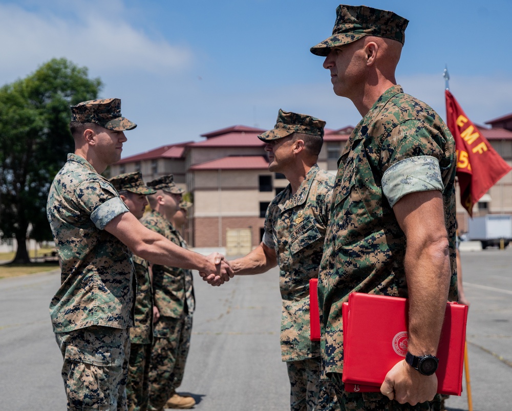 15th MEU Recognizes Marines for Hard Work