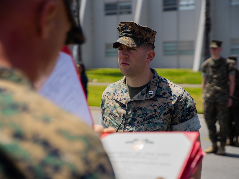 15th MEU Recognizes Marines for Hard Work