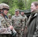 Lithuanian Minister of Defense Meets with US Soldiers
