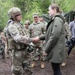 Lithuanian Minister of Defense Meets with US Soldiers